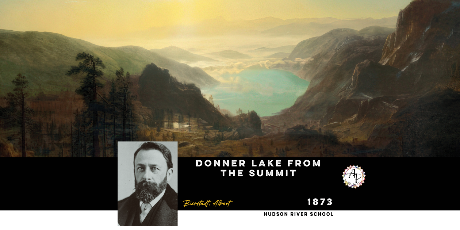Bierstadt, Albert - Donner Lake from the Summit (1873)