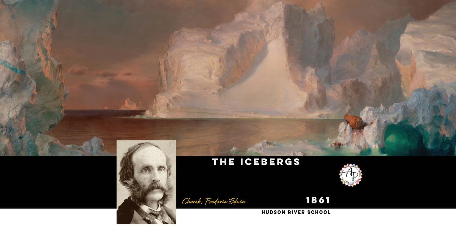 Church, Frederic Edwin - The Icebergs (1861)