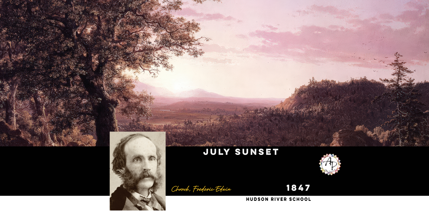 Church, Frederic Edwin - July Sunset (1847)
