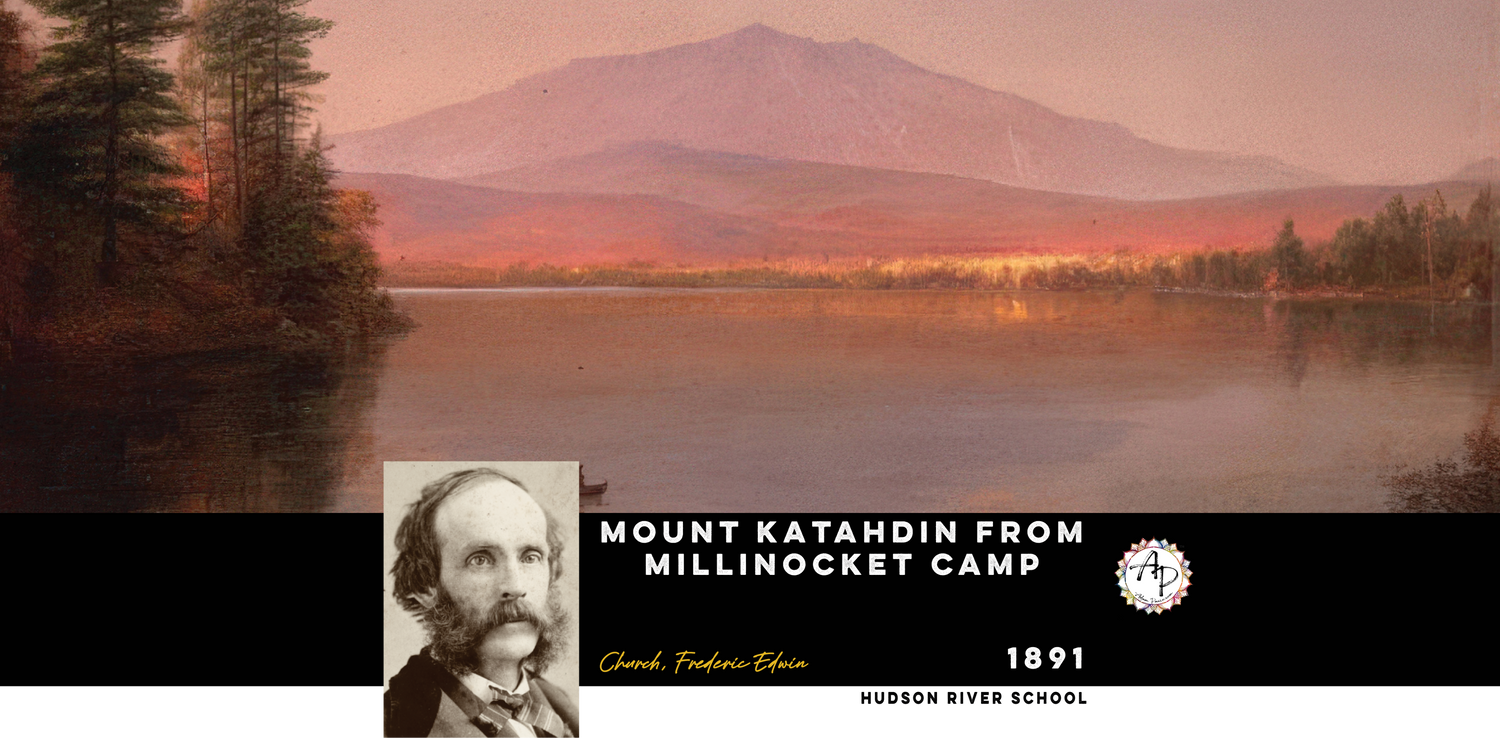 Church, Frederic Edwin - Mount Katahdin from Millinocket Camp (1891)