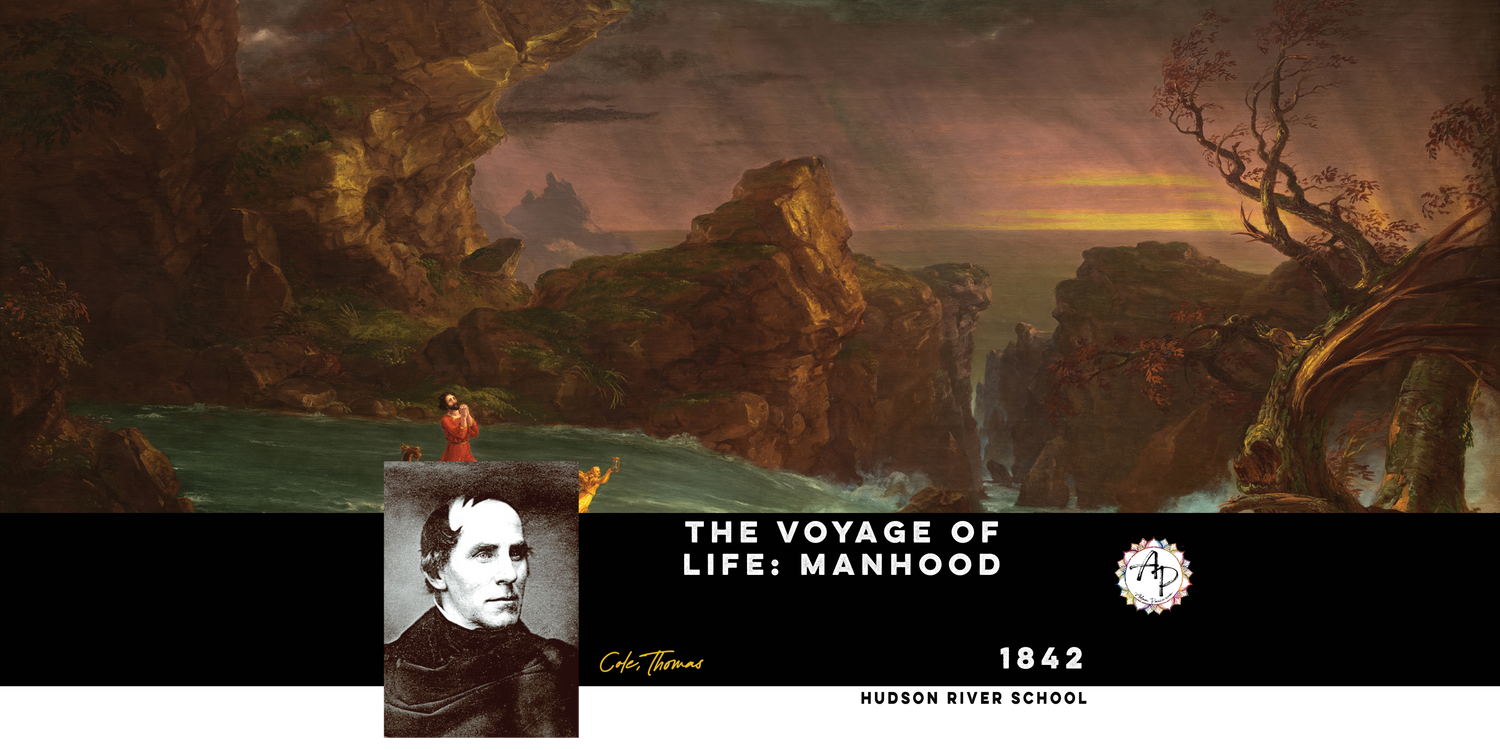 Cole. Thomas - The Voyage of Life: Manhood (1842)