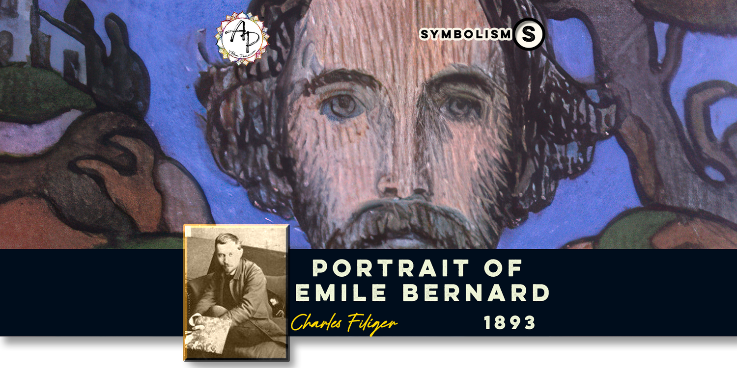 Filiger, Charles - Portrait of Emile Bernard (1893)