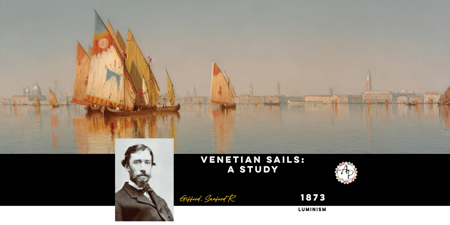 Gifford, Sanford Robinson - Venetian Sails: A Study (1873)