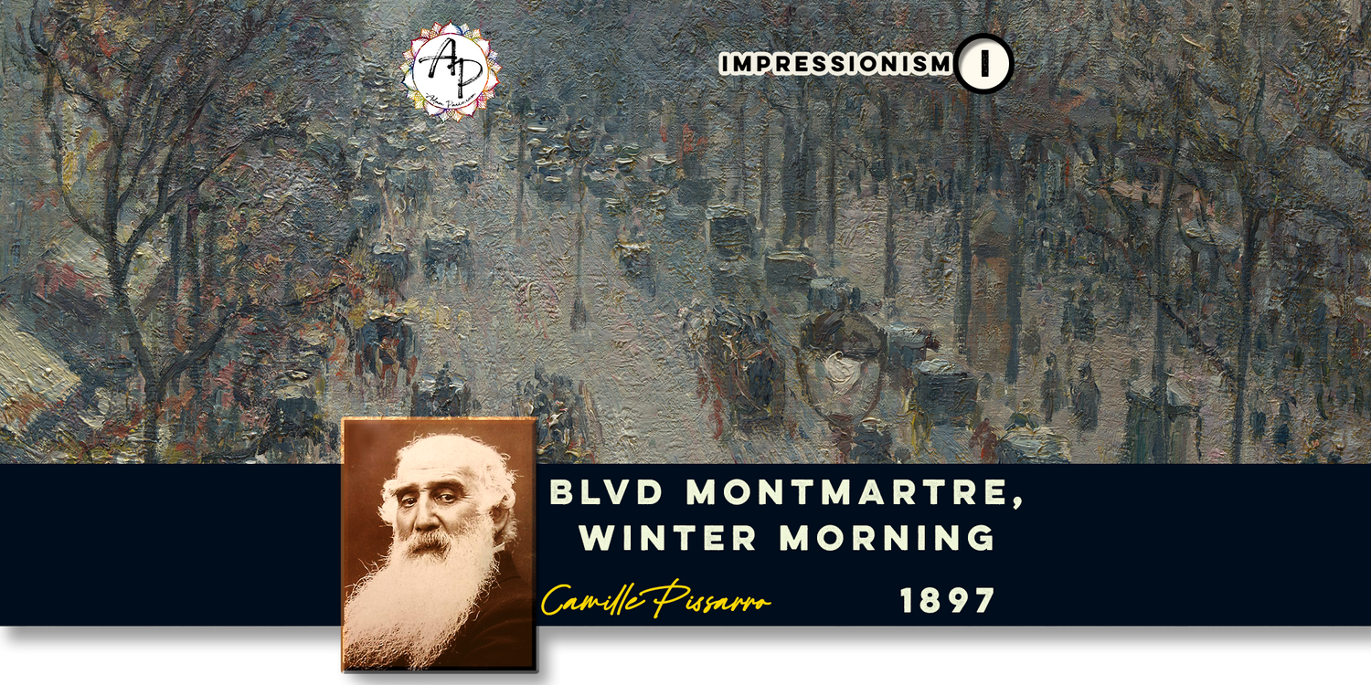 Pissarro, Camille - Boulevard Montmartre, Winter Morning (1897)