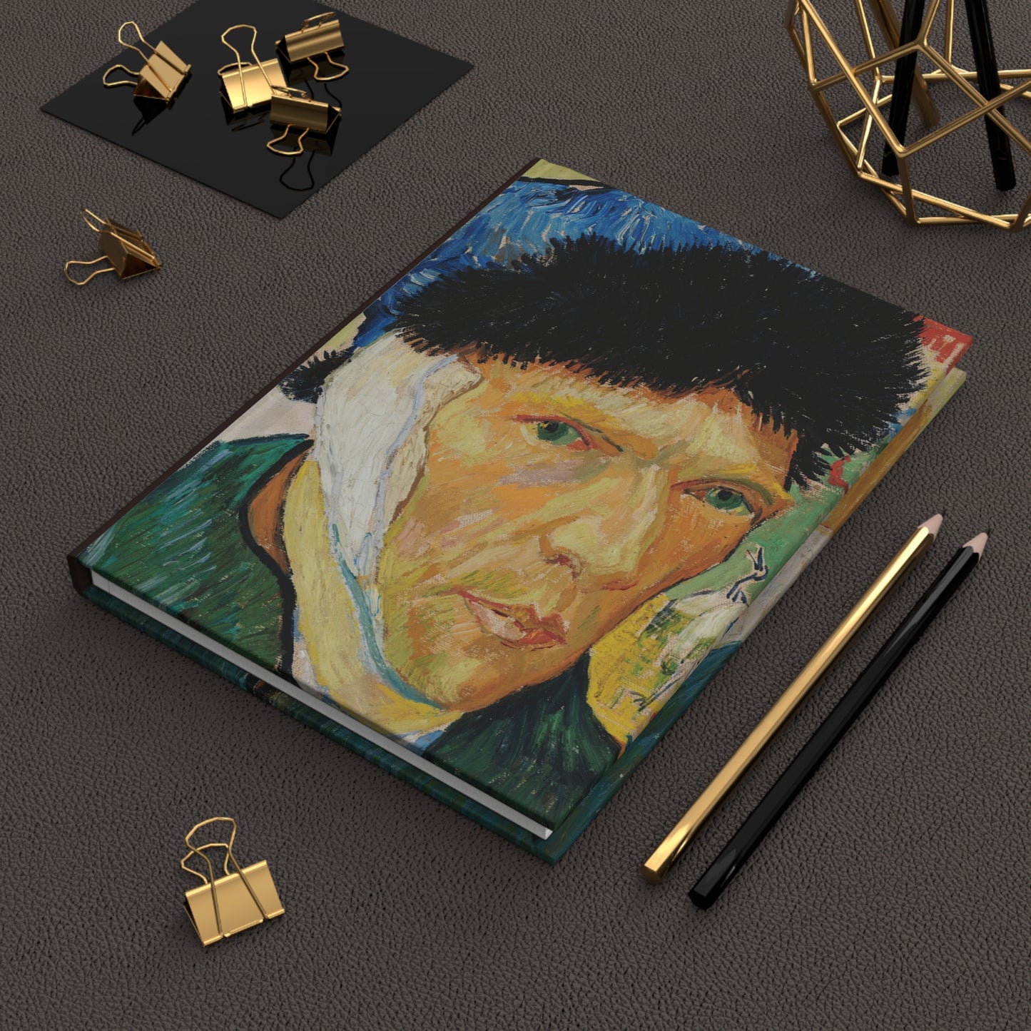 Van Gogh, Vincent - Self Portrait with Bandaged Ear (1889) - Hardcover Journal Matte