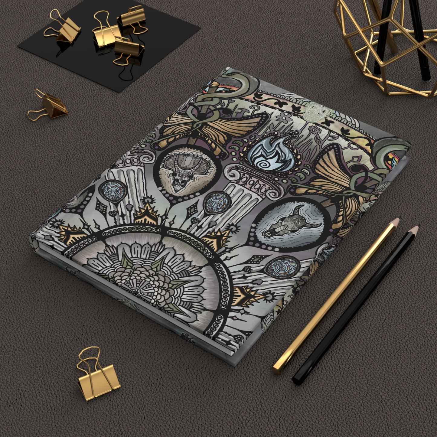 Pacio, Adam - Memento Mori Mandala - Hardcover Journal Matte