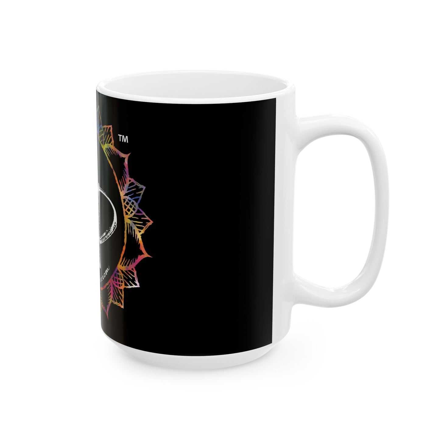AdamPacio.com Logo - Black - Ceramic Mug