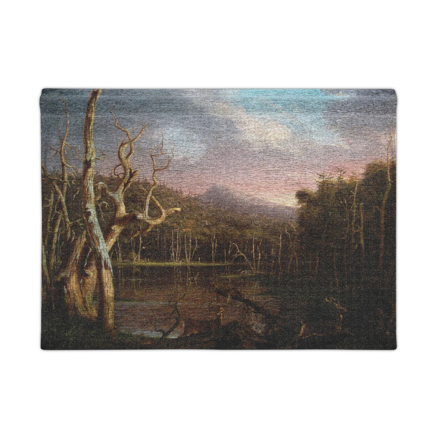 Cole. Thomas - Lake with Dead Trees (1825) - Woven Wall Tapestry