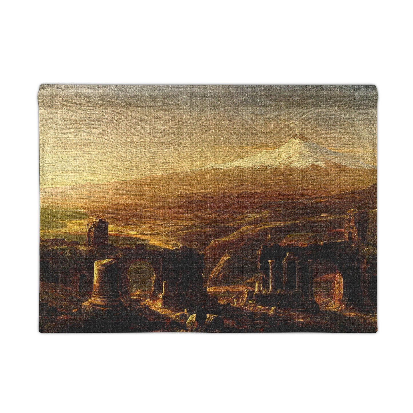 Cole. Thomas - Mount Etna from Taormina (1843) - Woven Wall Tapestry
