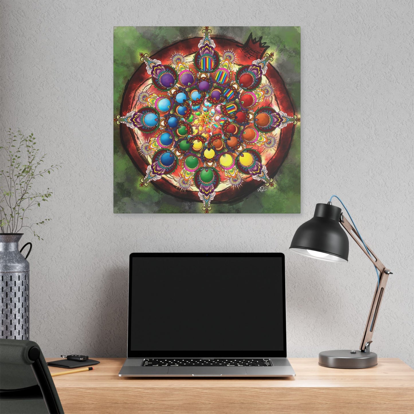 Seeds of Pride Mandala - Canvas Block