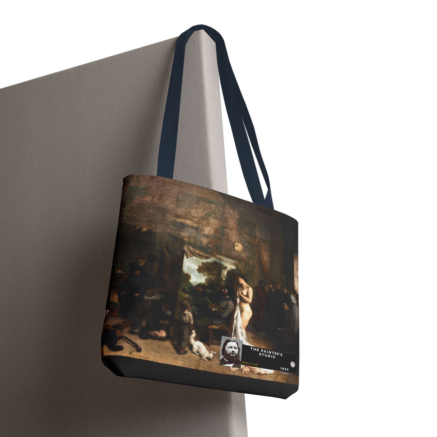 Courbet, Gustave - The Painter’s Studio (1855) - Tote Bag