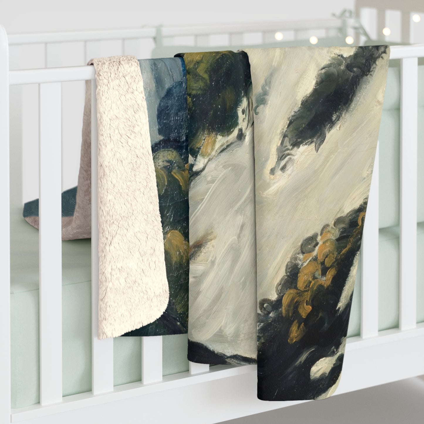 Cézanne, Paul - L’Estaque, Melting Snow (1870) - Sherpa Fleece Blanket