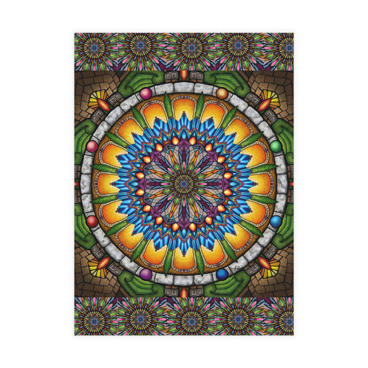 Pacio, Adam - Emerald Arrows Mandala - Postcard Bundles with Envelopes Included