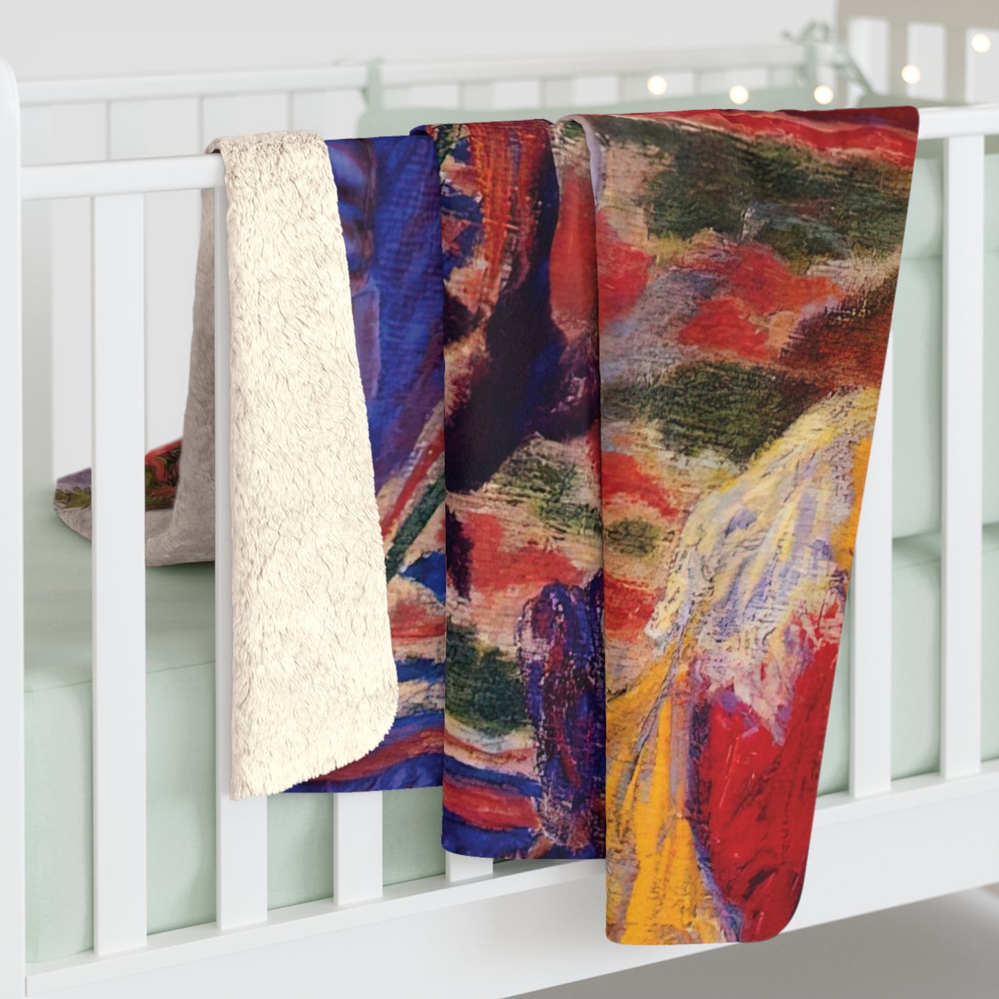 Ranson, Paul - The Golden Head of Hair (1909) - Sherpa Fleece Blanket