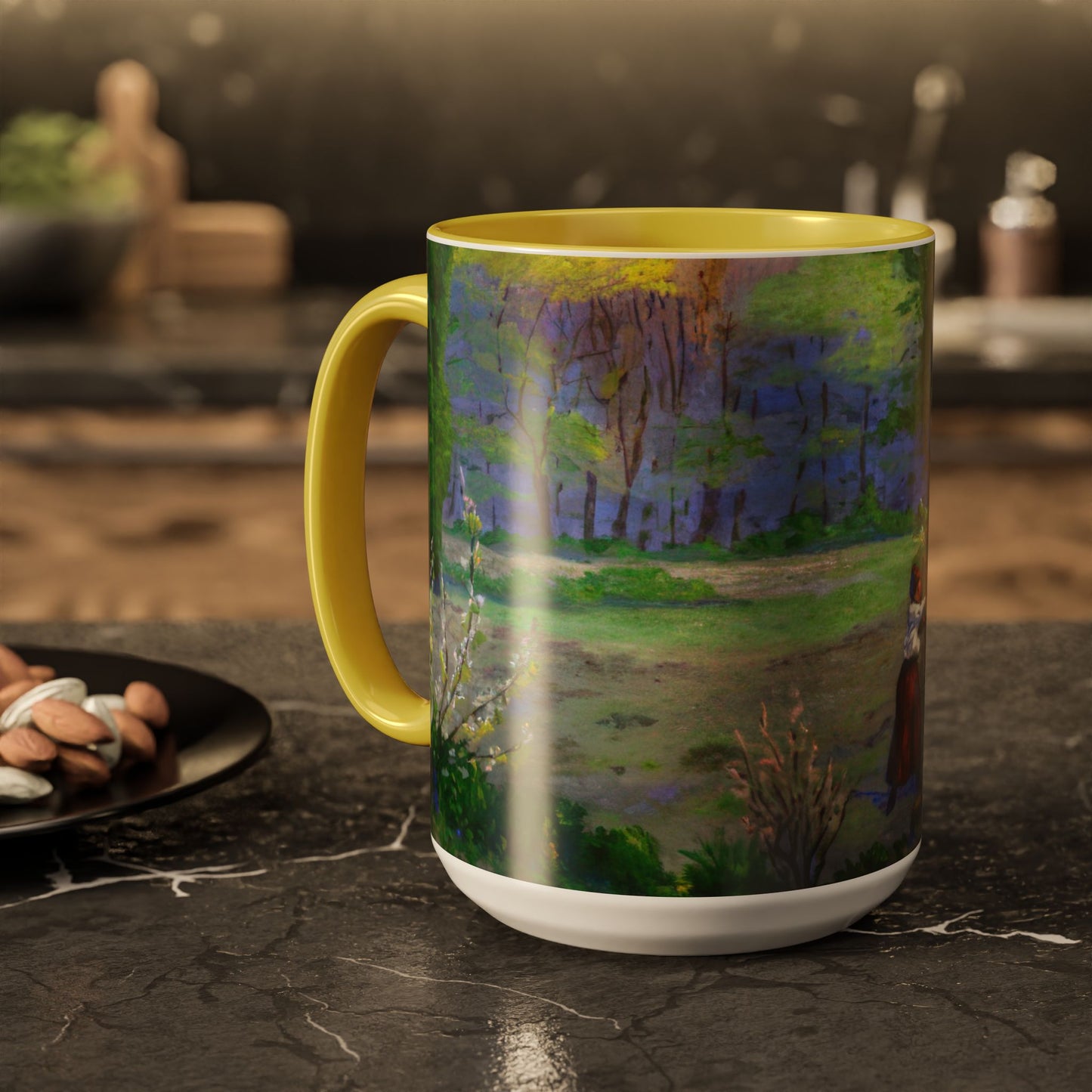 Ranson, Paul - Picking Flowers (1890) - Colorful Accent Mugs