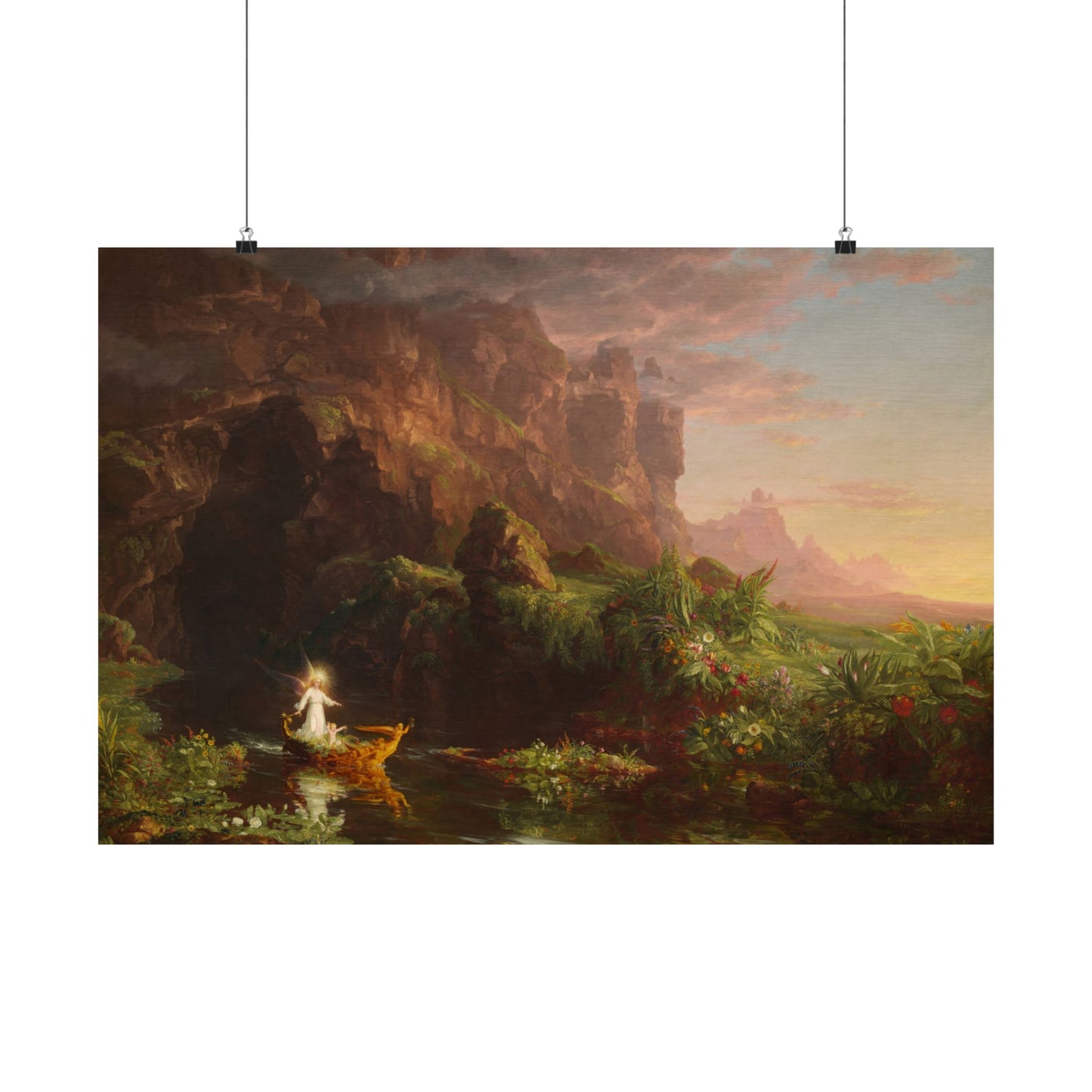 Cole. Thomas - The Voyage of Life: Childhood (1842) - Satin Posters
