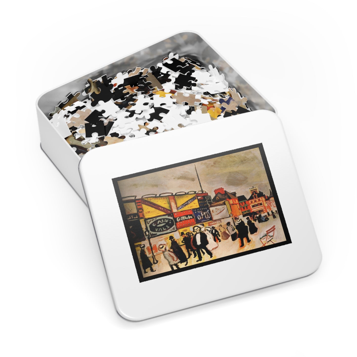 Dufy, Raoul - Posters at Trouville (1906) - 1000pc Jigsaw Puzzle