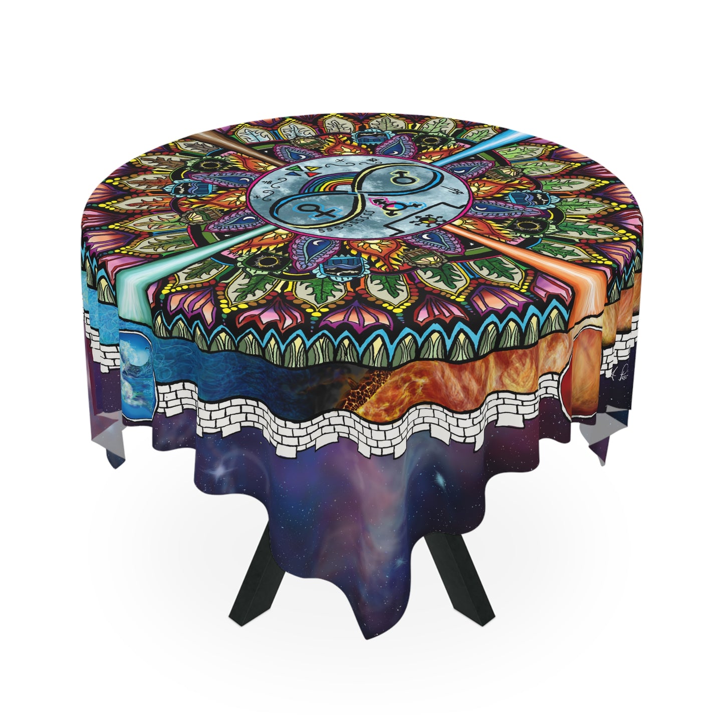Lunar Rites Mandala - Tablecloth