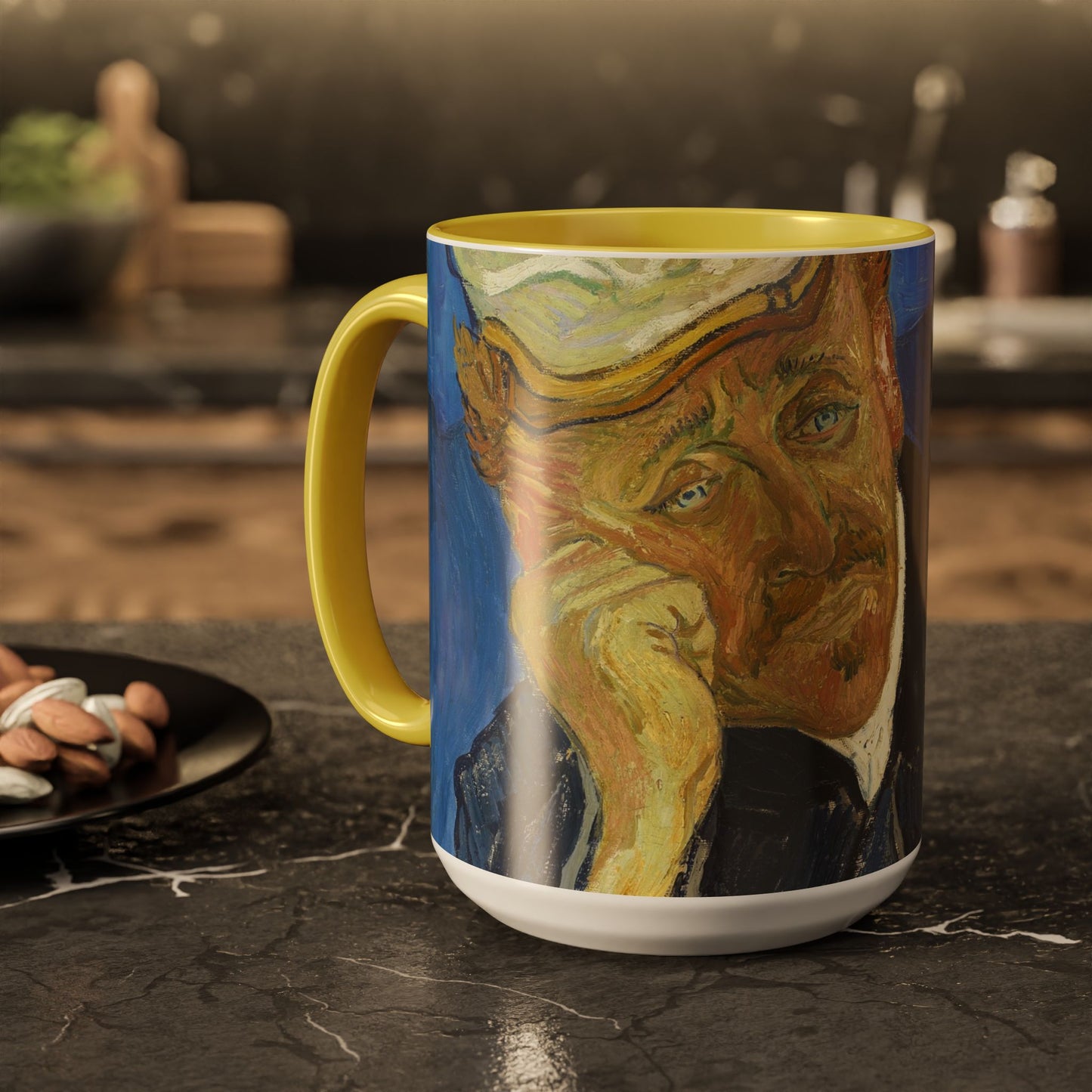 Van Gogh, Vincent - Portrait of Dr. Paul Gachet (1890) - Colorful Accent Mugs