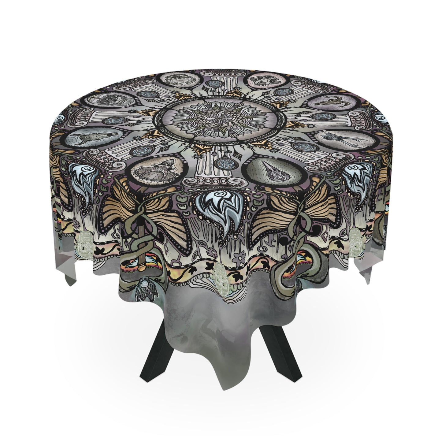 Memento Mori Mandala - Tablecloth