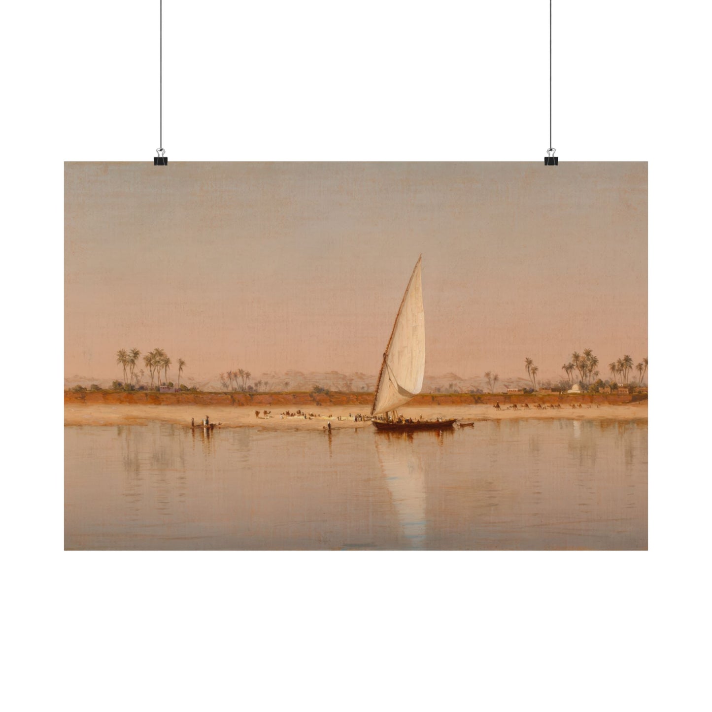 Gifford, Sanford Robinson - On the Nile (1872) - Satin Posters