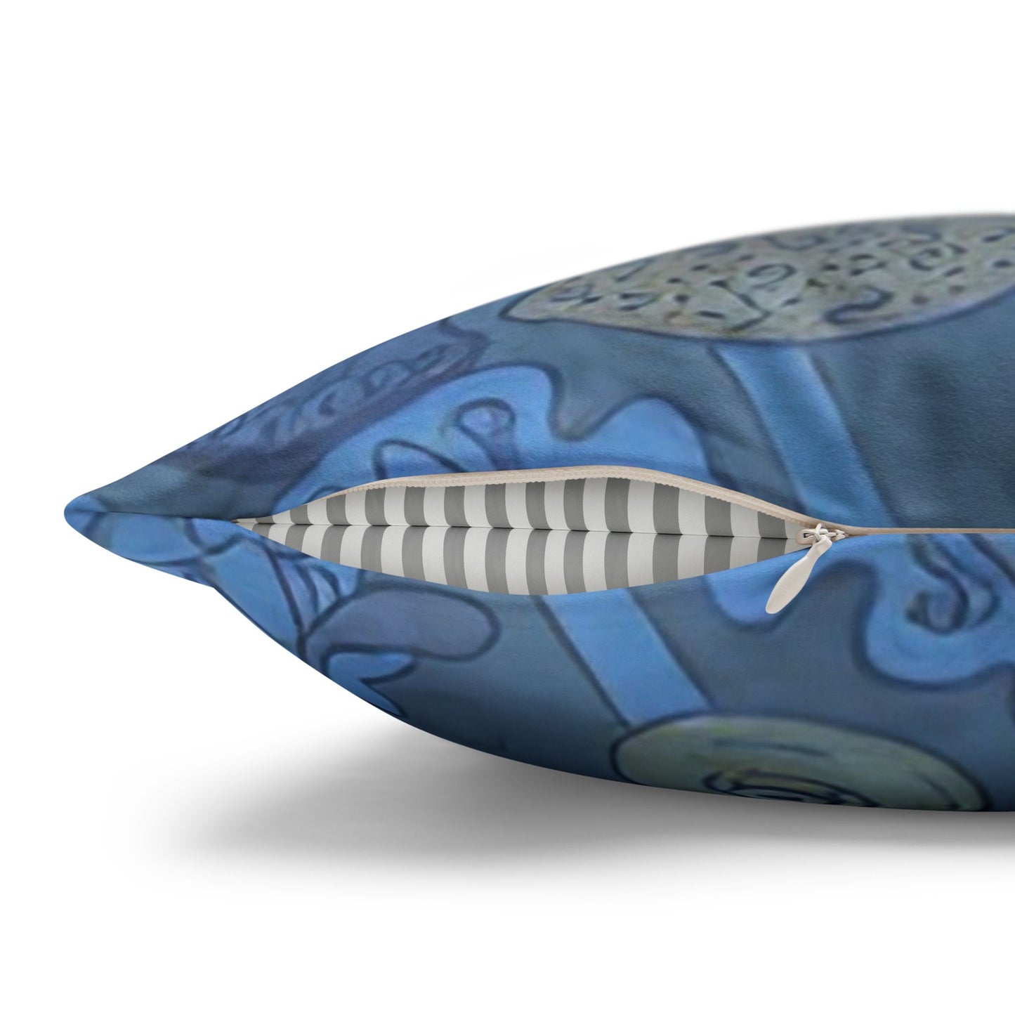 Ranson, Paul - The Blue Bather (1891) - Suede Square Pillowcase