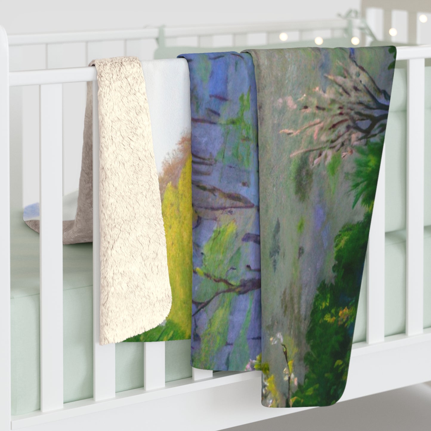 Ranson, Paul - Picking Flowers (1890) - Sherpa Fleece Blanket