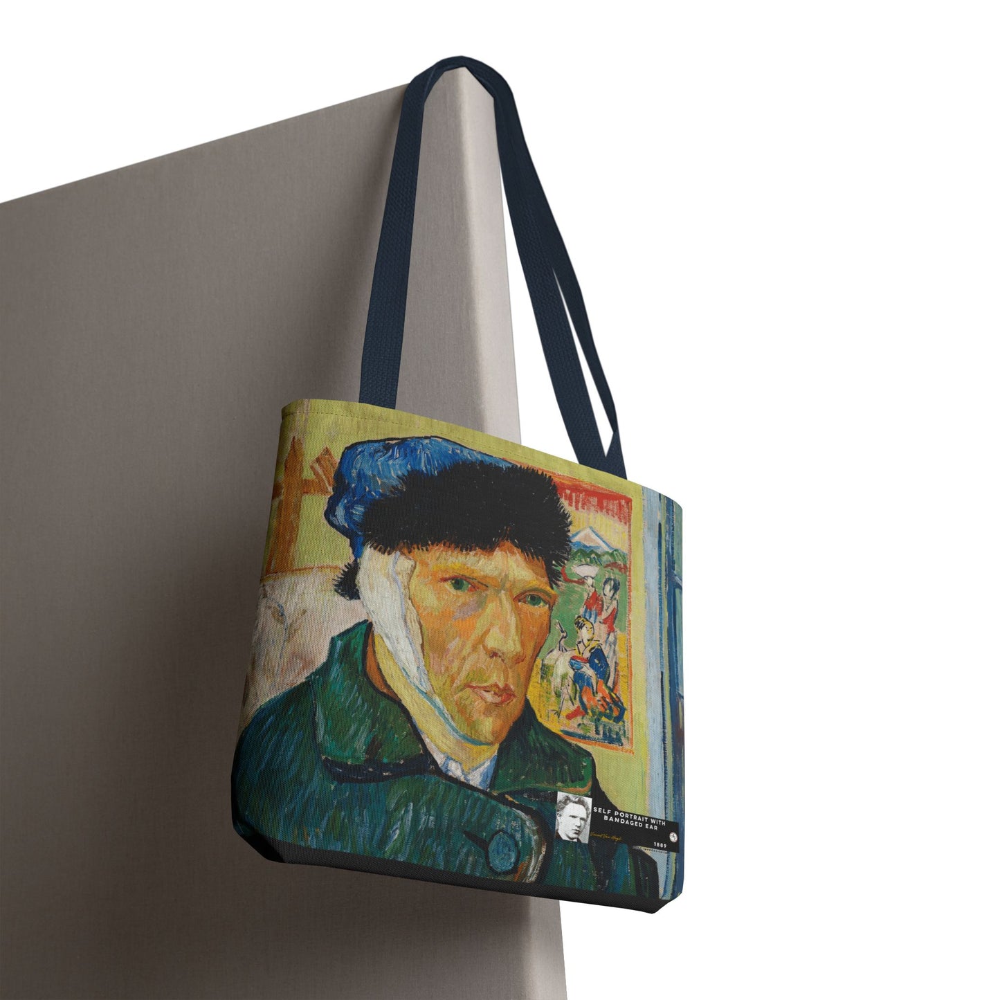 Van Gogh, Vincent - Self Portrait with Bandaged Ear (1889) - Tote Bag