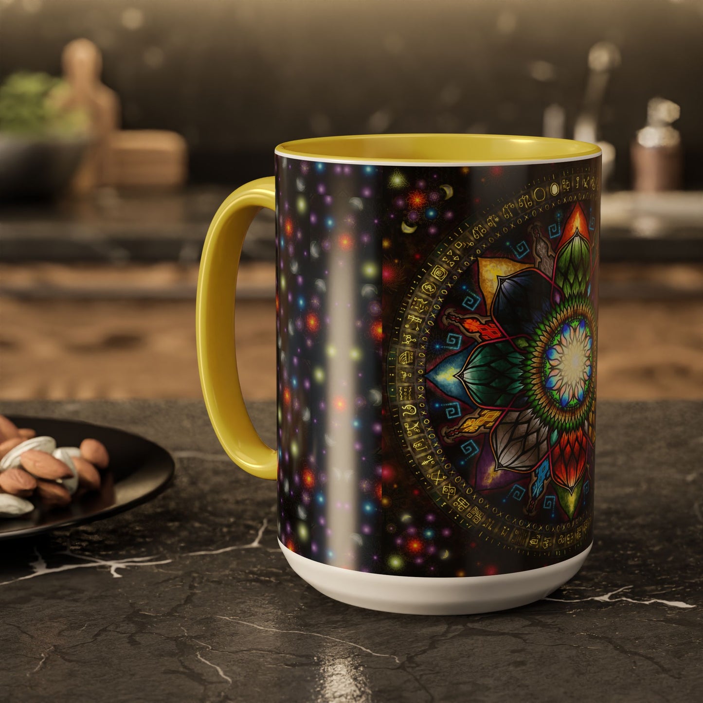 Pacio, Adam - Mystic Jewel Mandala - Colorful Accent Mugs