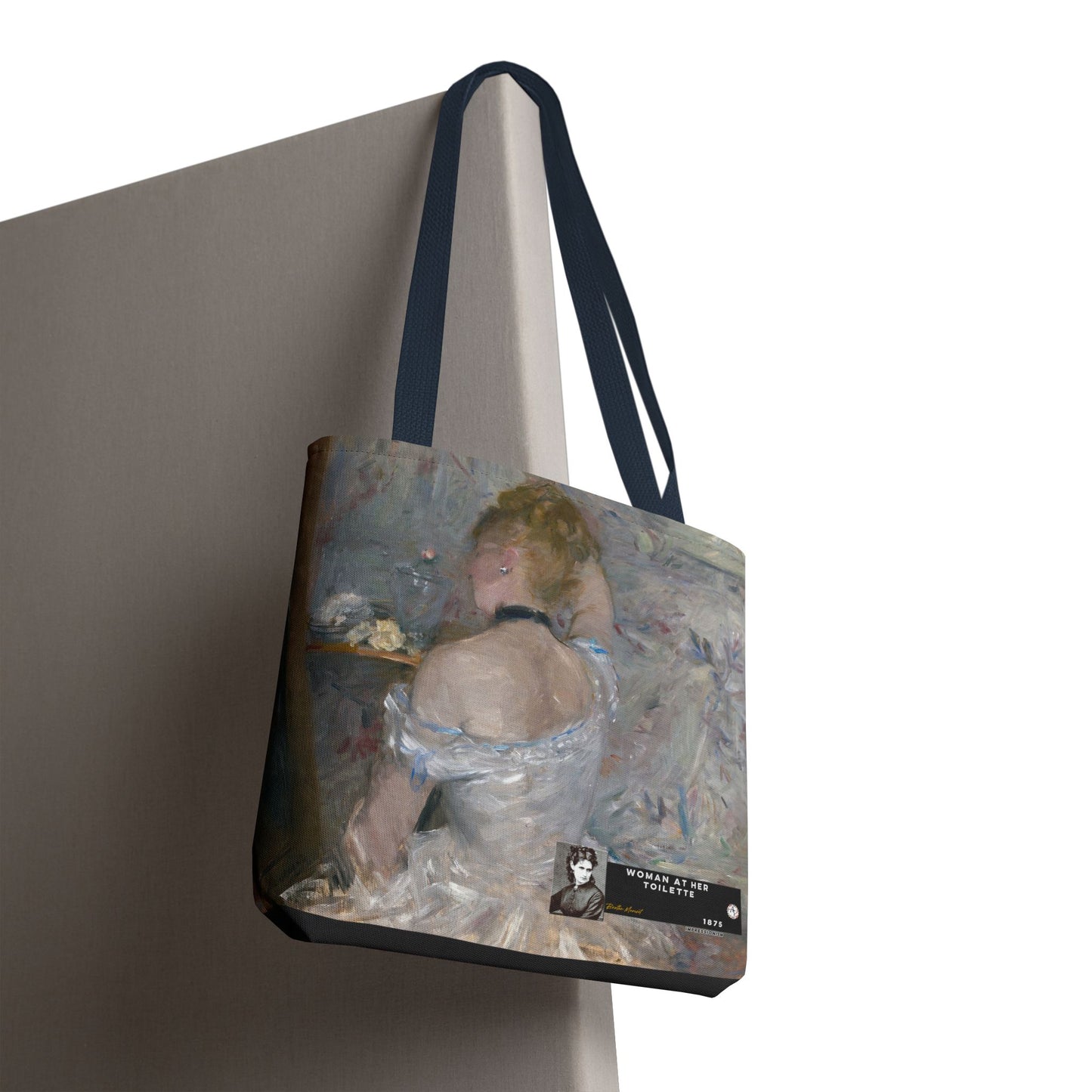 Morisot, Berthe - Woman at Her Toilette (1880) - Tote Bag