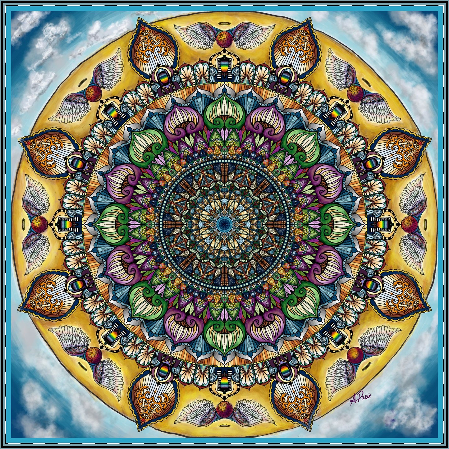 Celestia Mandala - Satin Poster