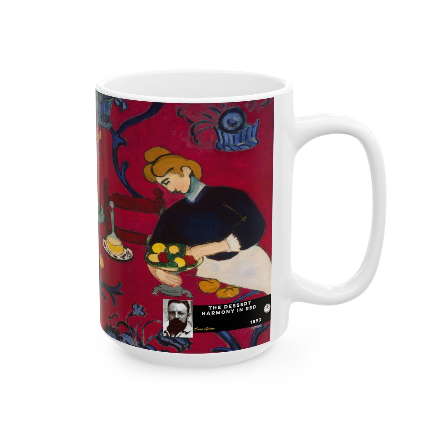 Matisse, Henri - The Dessert Harmony in Red (1908) - Ceramic Mug