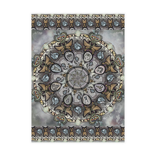 Pacio, Adam - Memento Mori Mandala - Postcard Bundles with Envelopes Included