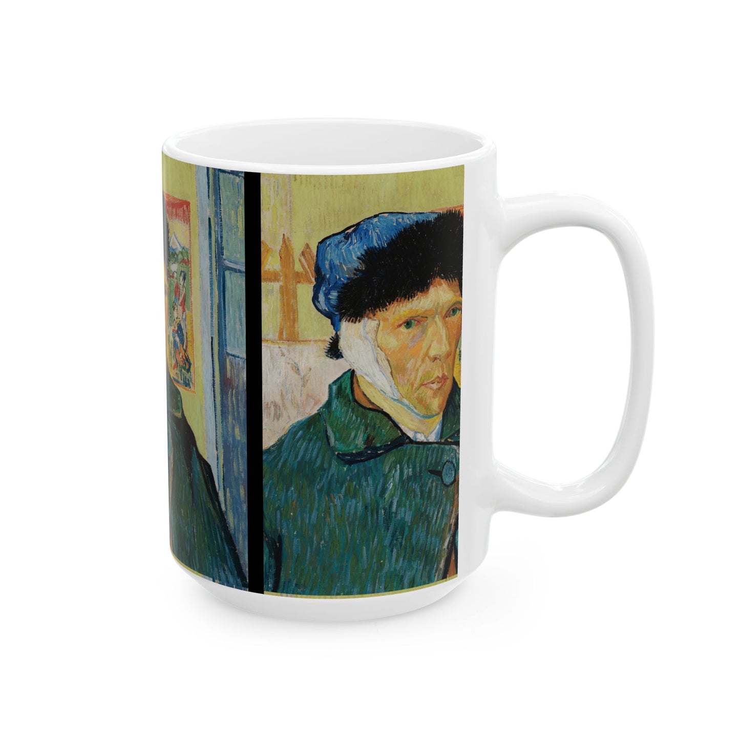 Van Gogh, Vincent - Self Portrait with Bandaged Ear (1889) - Ceramic Mug