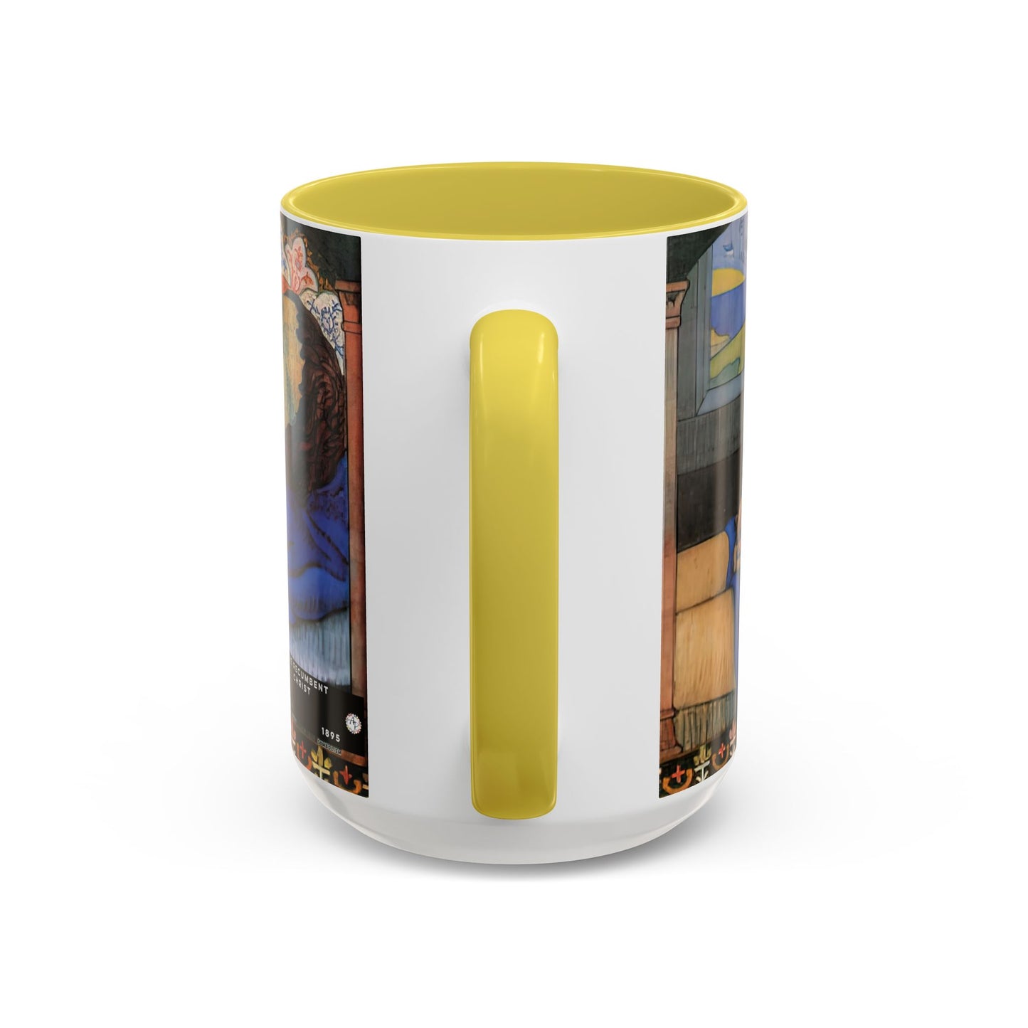 Filiger, Charles - The Recumbent Christ (1895) - Colorful Accent Mugs