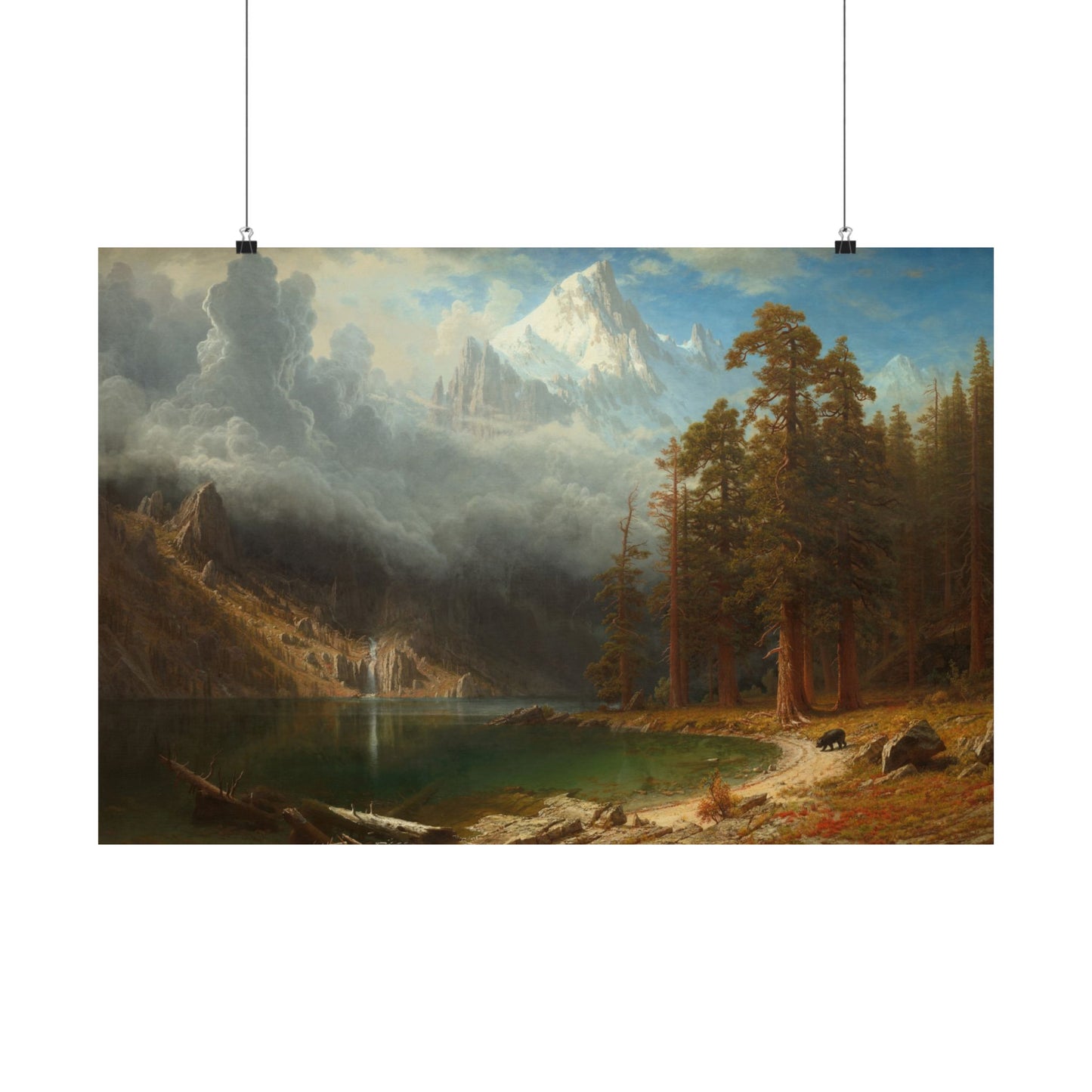 Bierstadt, Albert - Mount Corcoran (1877) - Satin Posters