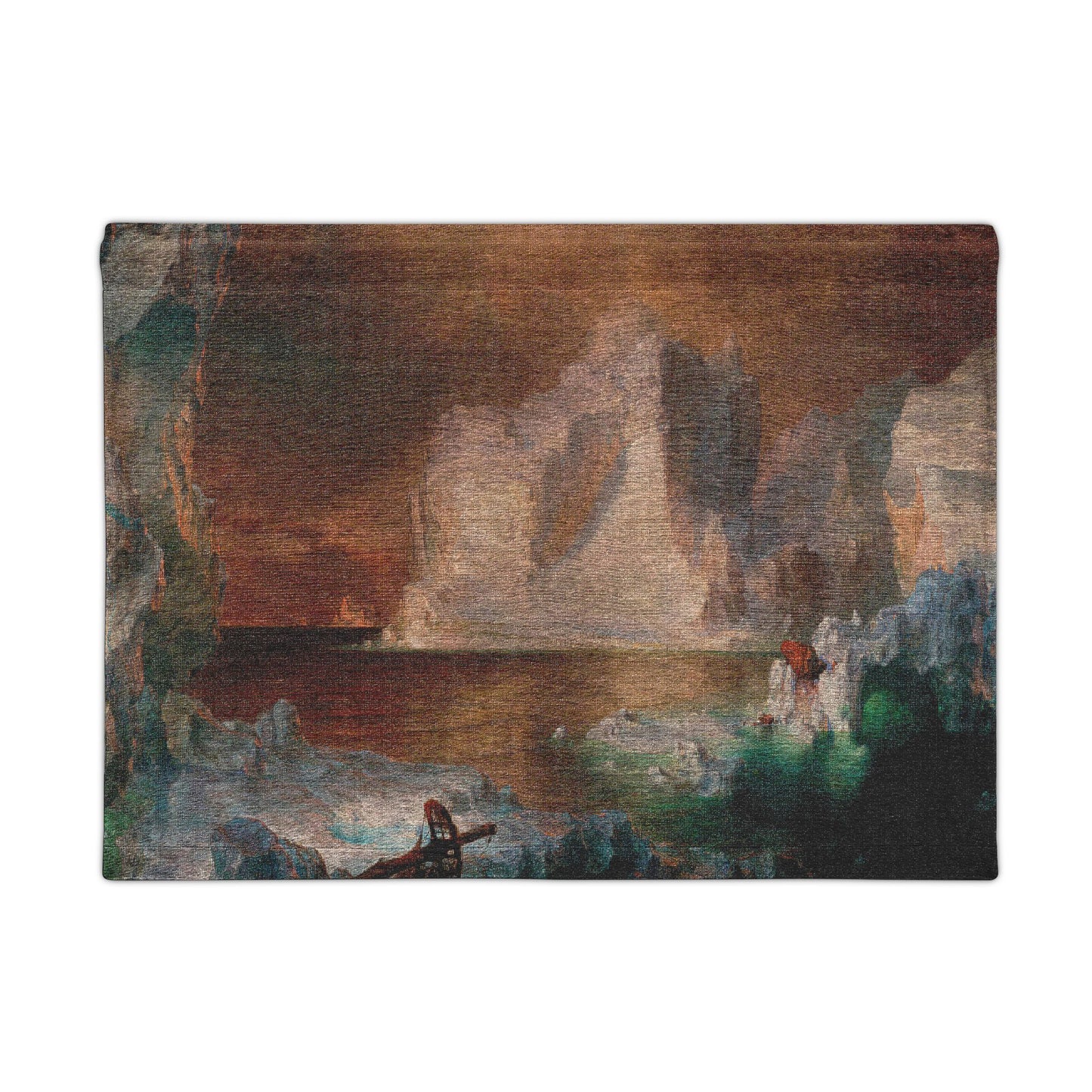 Church, Frederic Edwin - The Icebergs (1861) - Woven Wall Tapestry