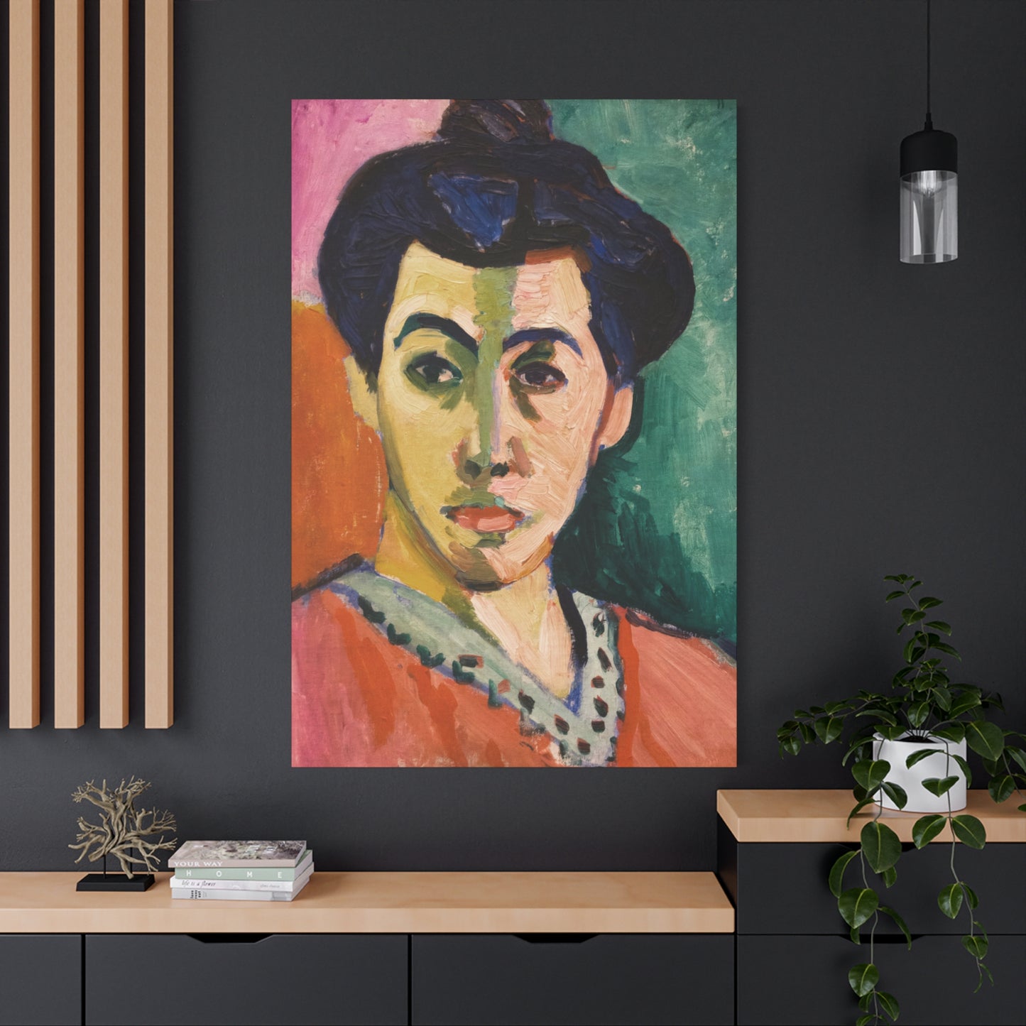 Matisse, Henri - The Green Stripe (1905) - Canvas Block, unframed