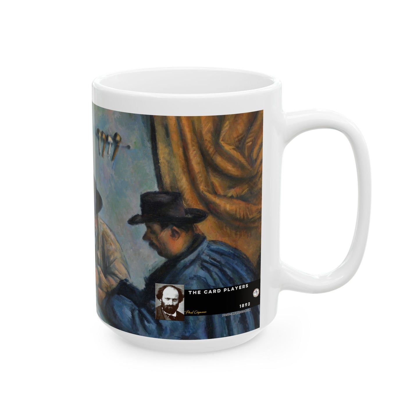 Cézanne, Paul - The Card Players (1892) - Ceramic Mug