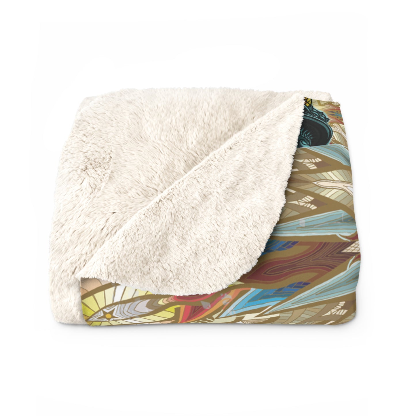 Pacio, Adam - Liberty Mandala - Sherpa Fleece Blanket