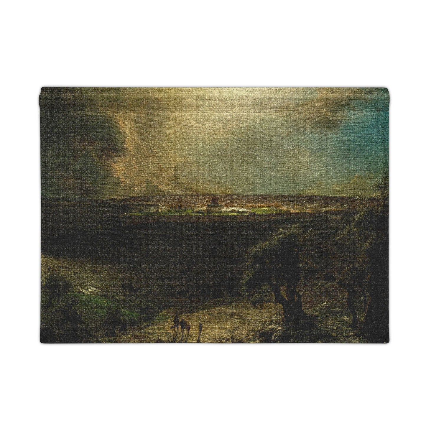 Church, Frederic Edwin - Jerusalem from the Mount of Olives (1870) - Woven Wall Tapestry