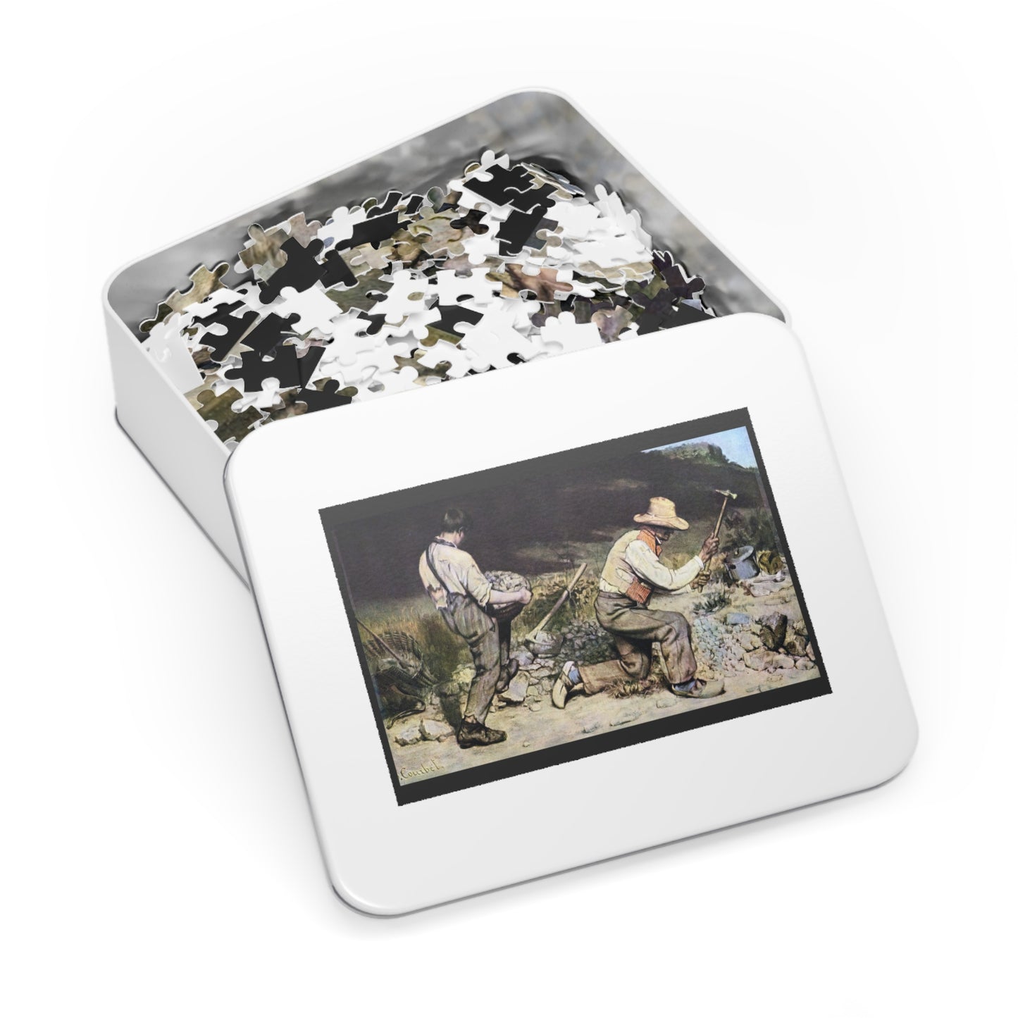 Courbet's "The Stone Breakers" - 1000pc Jigsaw Puzzle