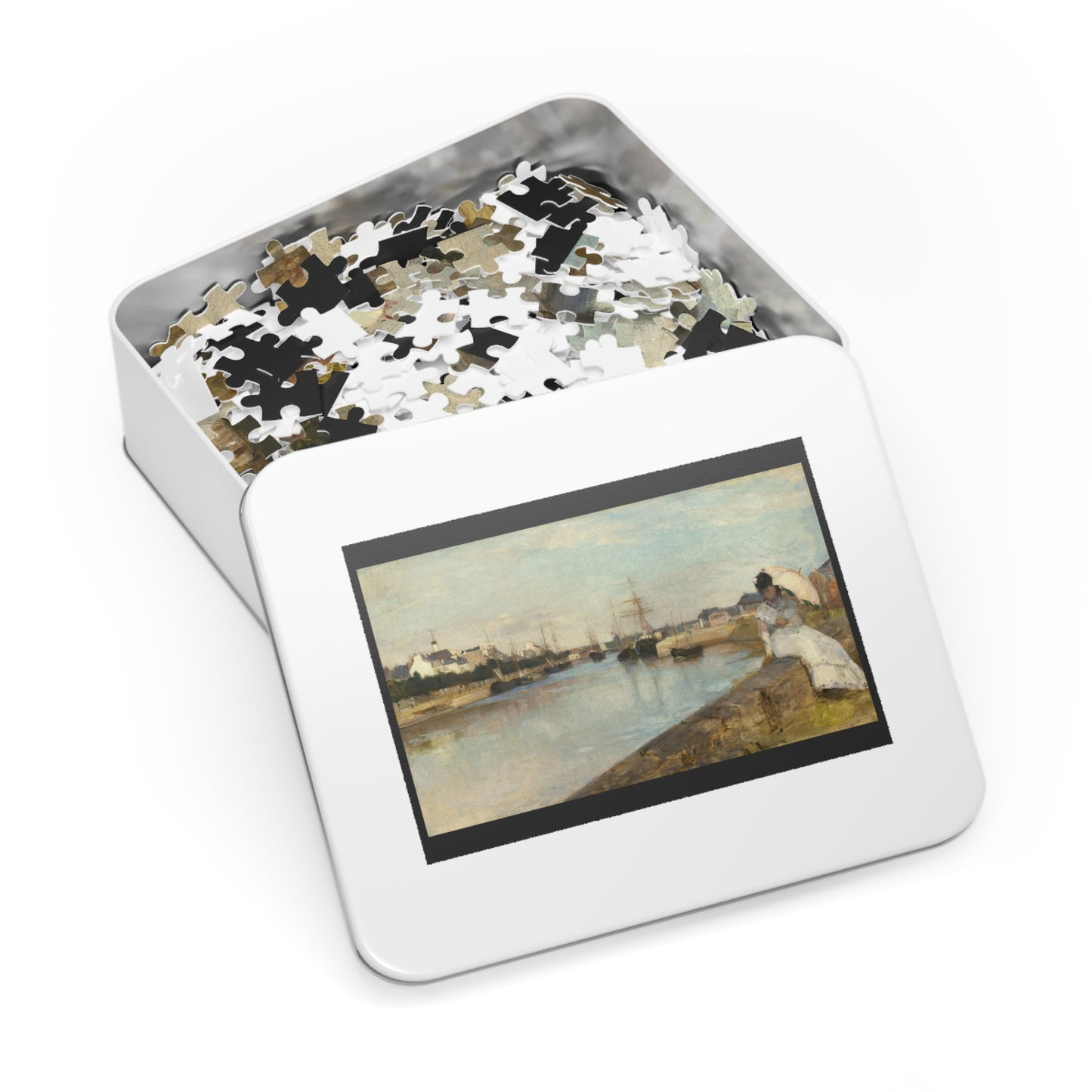 Morisot's "The Harbor at Lorient" - 1000pc Jigsaw Puzzle