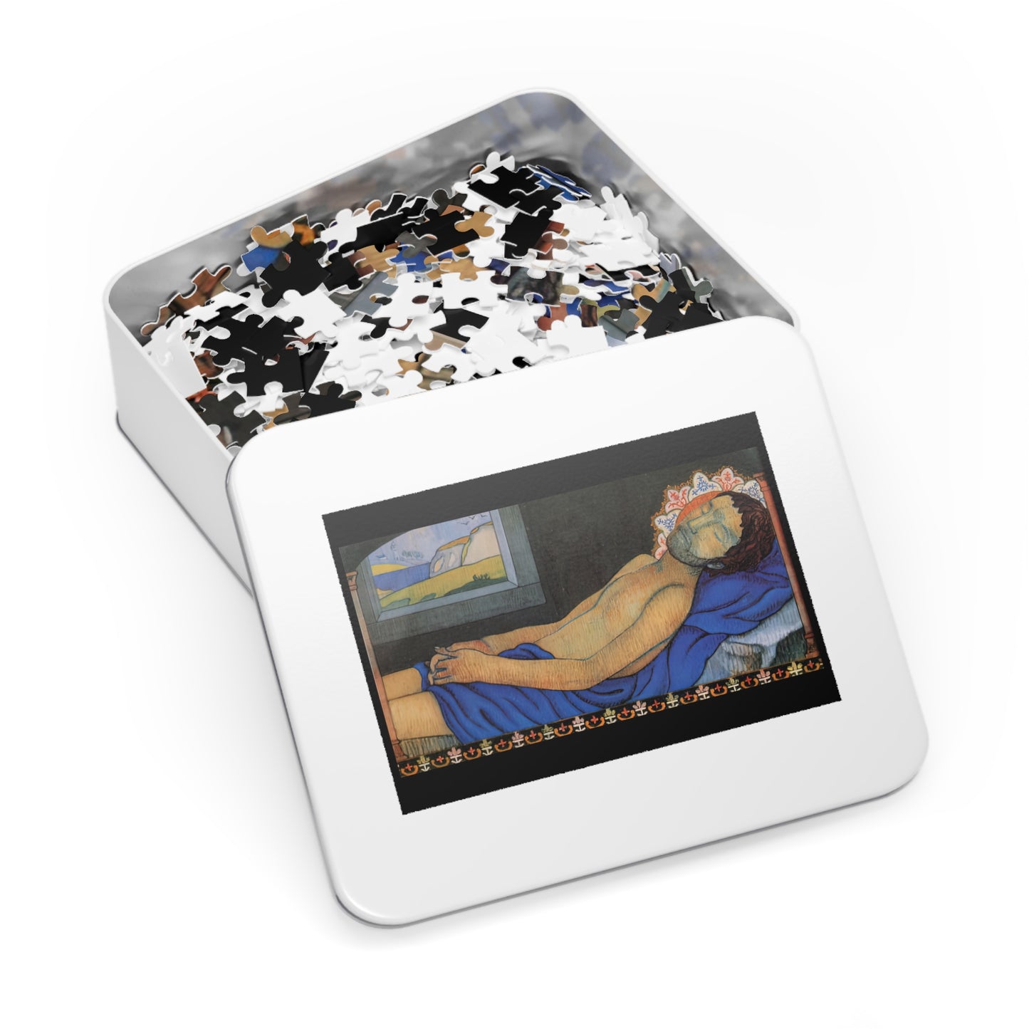 Filiger, Charles - The Recumbent Christ (1895) - 1000pc Jigsaw Puzzle
