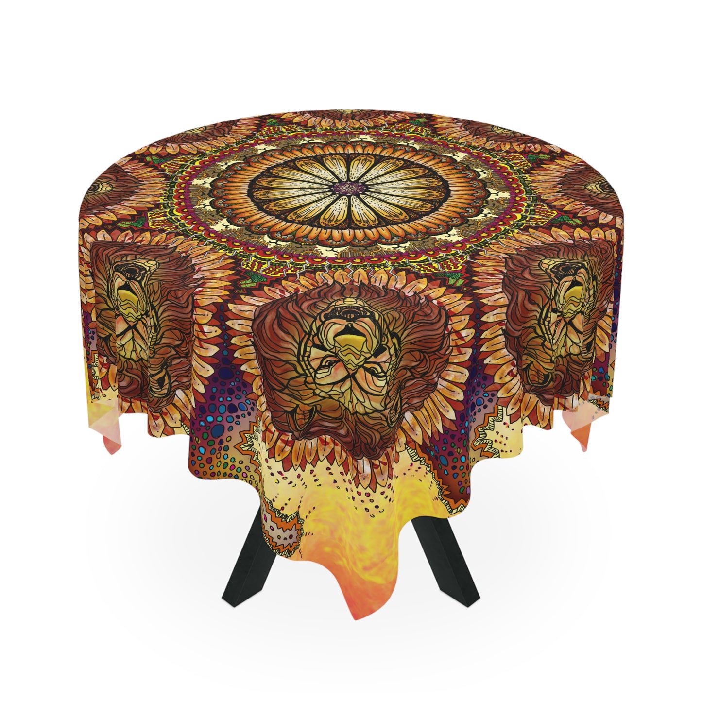 Lion Summer Mandala - Tablecloth