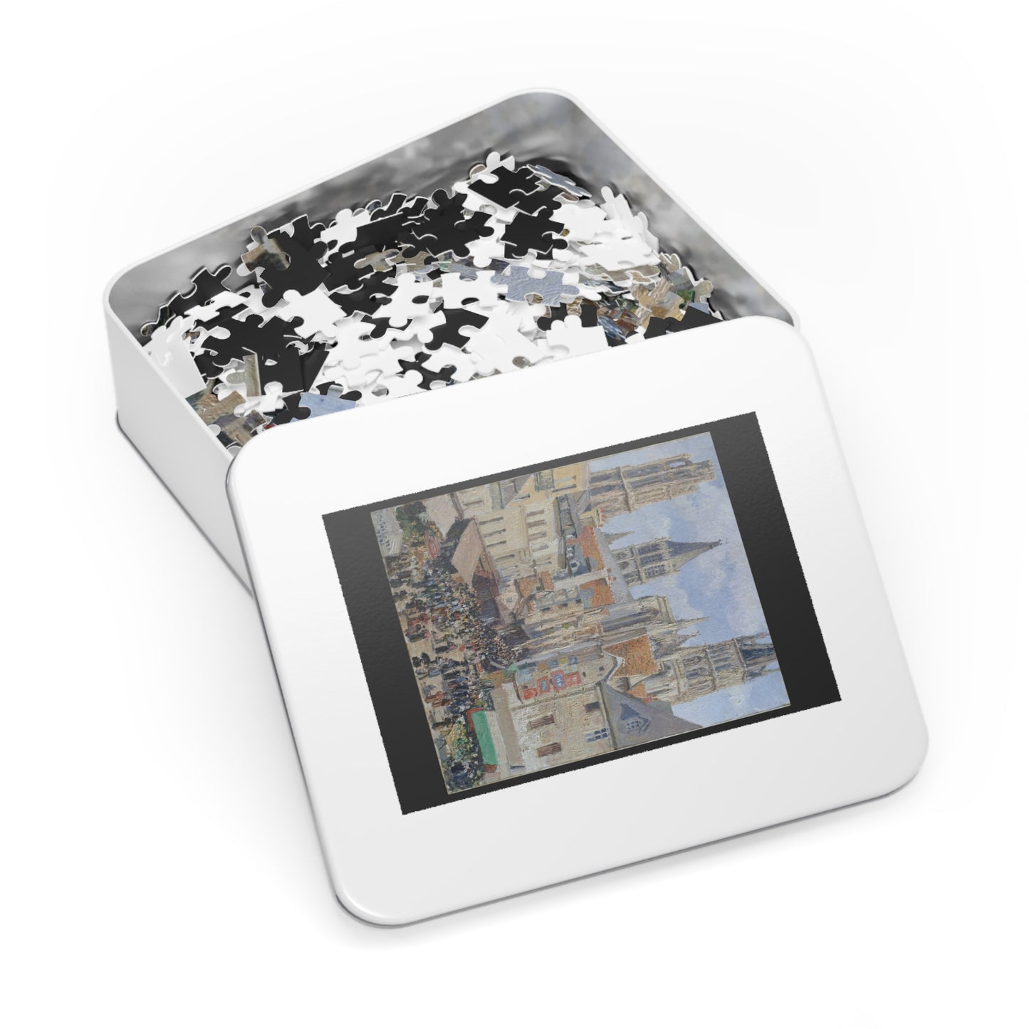 Pissarro's "Rue de l'Epicerie, Rouen" - 1000pc Jigsaw Puzzle