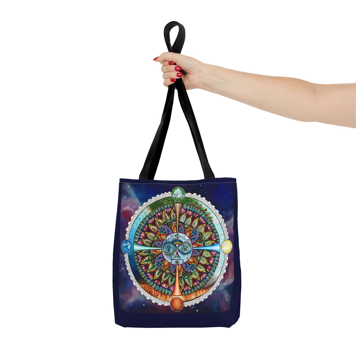 Lunar Rites Mandala - Tote Bag