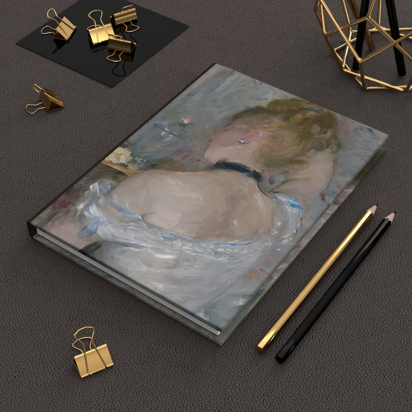 Morisot, Berthe - Woman at Her Toilette (1880) - Hardcover Journal Matte