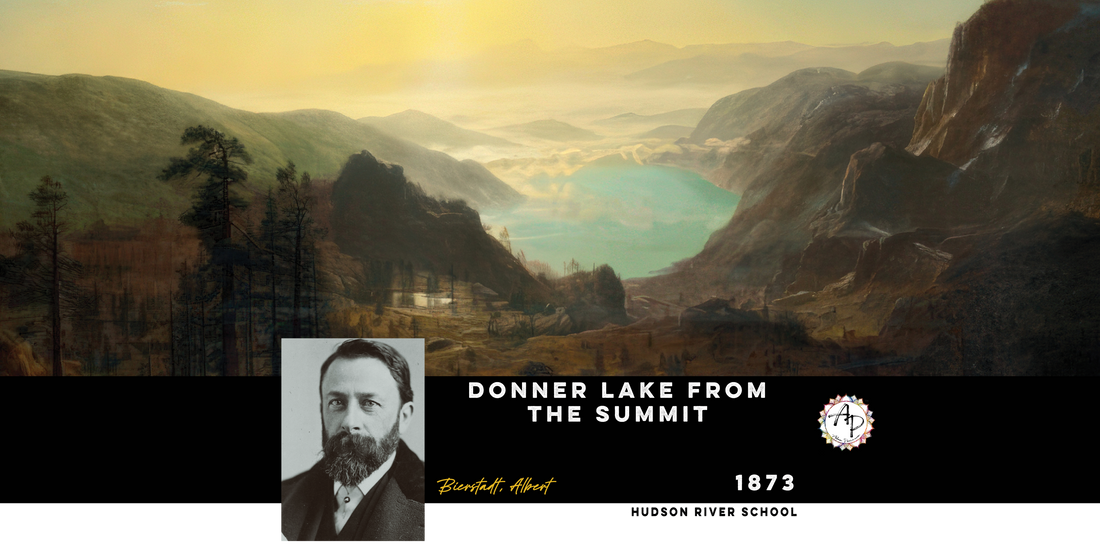 Bierstadt, Albert - Donner Lake from the Summit (1873)