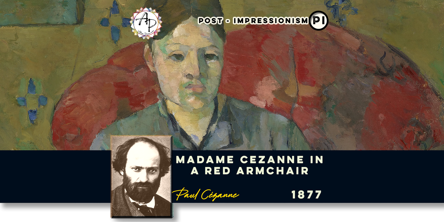Header - Cézanne, Paul - Madame Cezanne in a Red Armchair (1877)